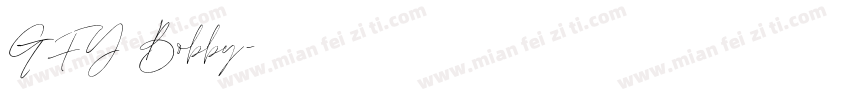 GFY Bobby字体转换